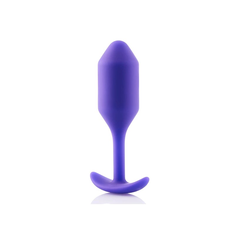 Plug analny - B-Vibe Snug Plug 2 Purple